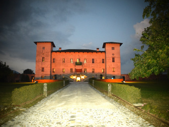 Giro d'Italia beim Castello di Susans