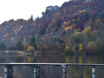 Spaziergang beim Badesee Ferlach