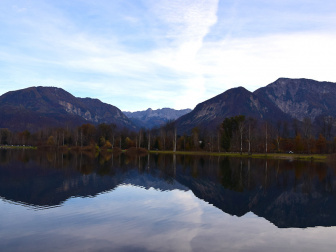Spaziergang beim Badesee Ferlach